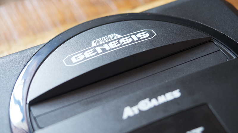 There’s an actual slot for Sega games if you have the cartridges.